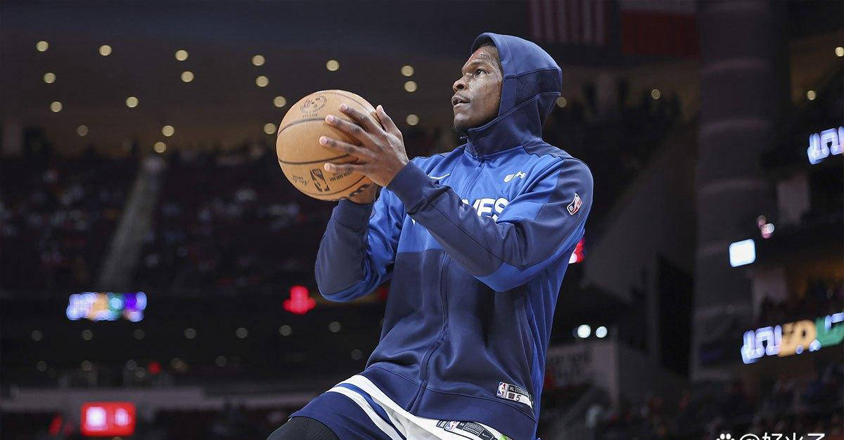 明尼苏达森林狼队球星安东尼·爱德华兹因腿筋受伤将缺席两周