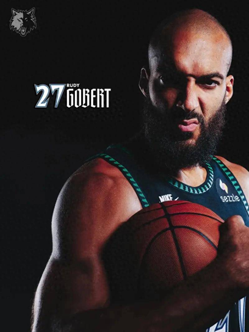 森林狼官方介绍鲁迪-戈贝尔：来自法国，生涯第13个赛季
